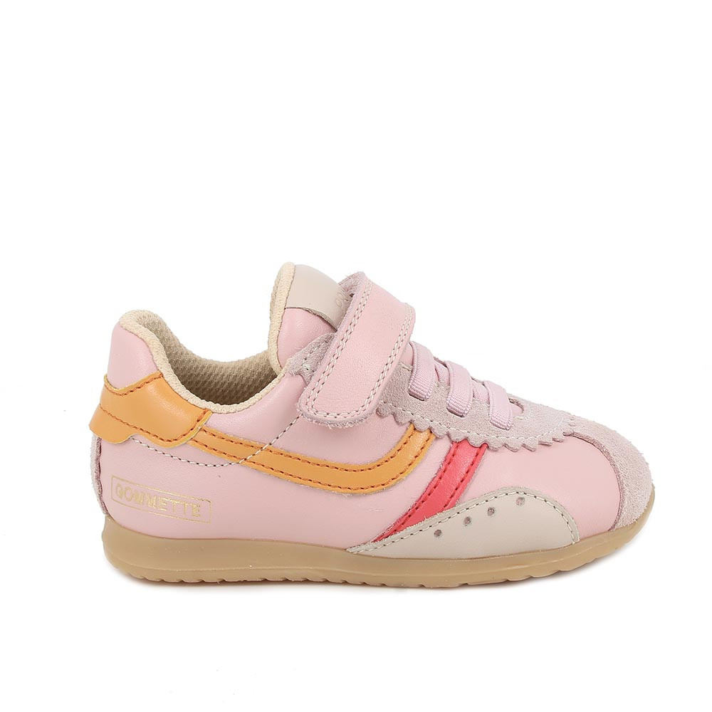 Primigi - Sneakersy dla dziewczynek w różowym kolorze z rzepem - obrazek 2