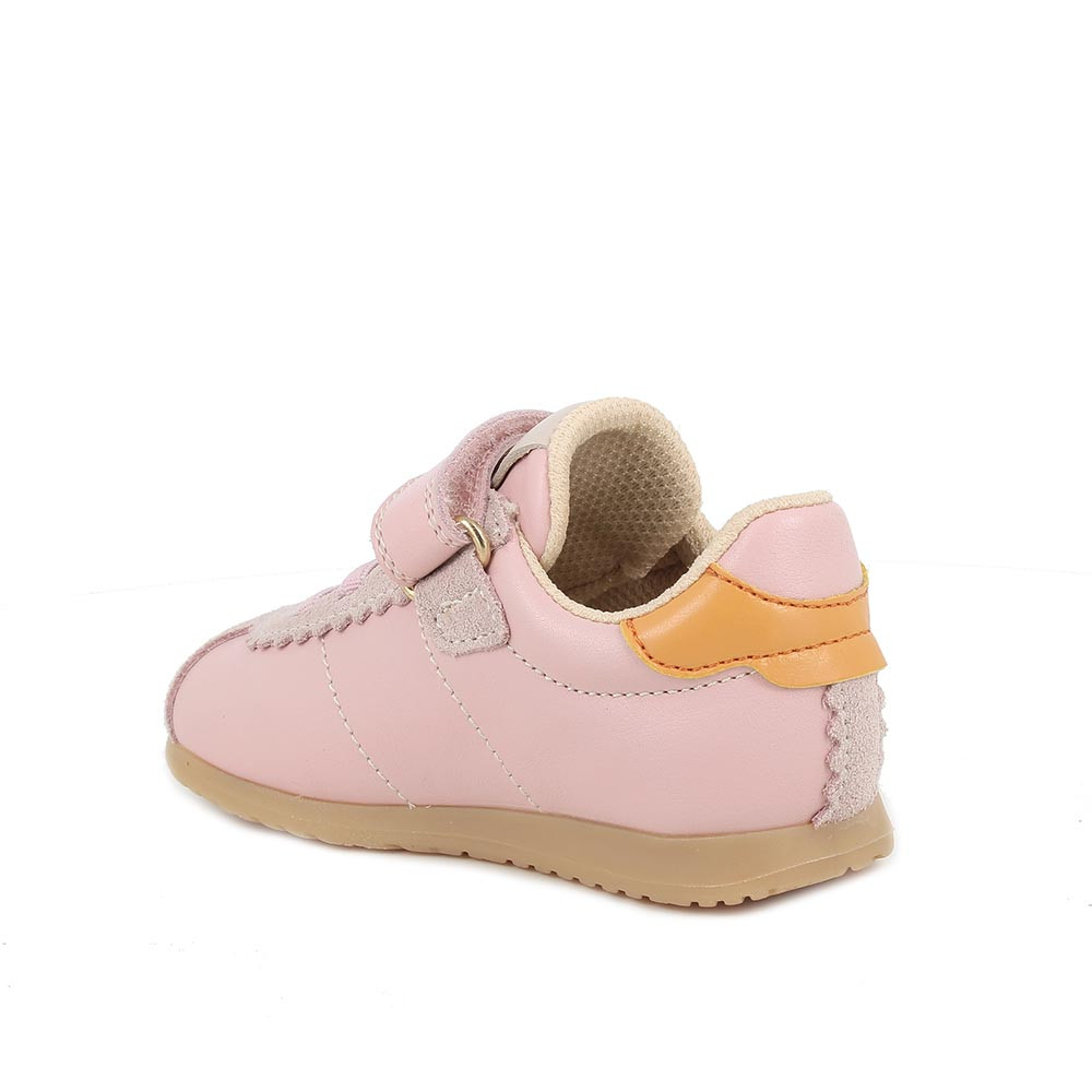 Primigi - Sneakersy dla dziewczynek w różowym kolorze z rzepem - obrazek 3