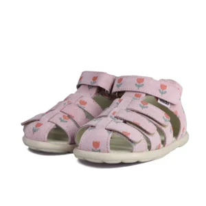 Sandały Barefoot Mido  61-07/ 71-01 pink tulip