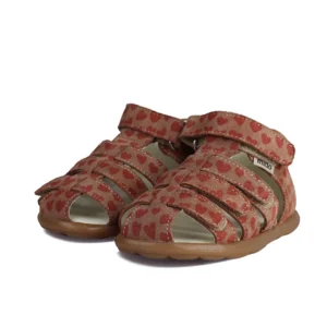 Sandały Barefoot Mido love brown .